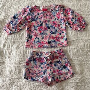 Lilly Pulitzer Girls Matching Set size 4-5